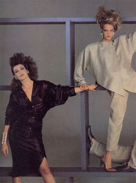 WE ♥ VERSACE: Janice Dickinson for Versace Spring 1984 by .